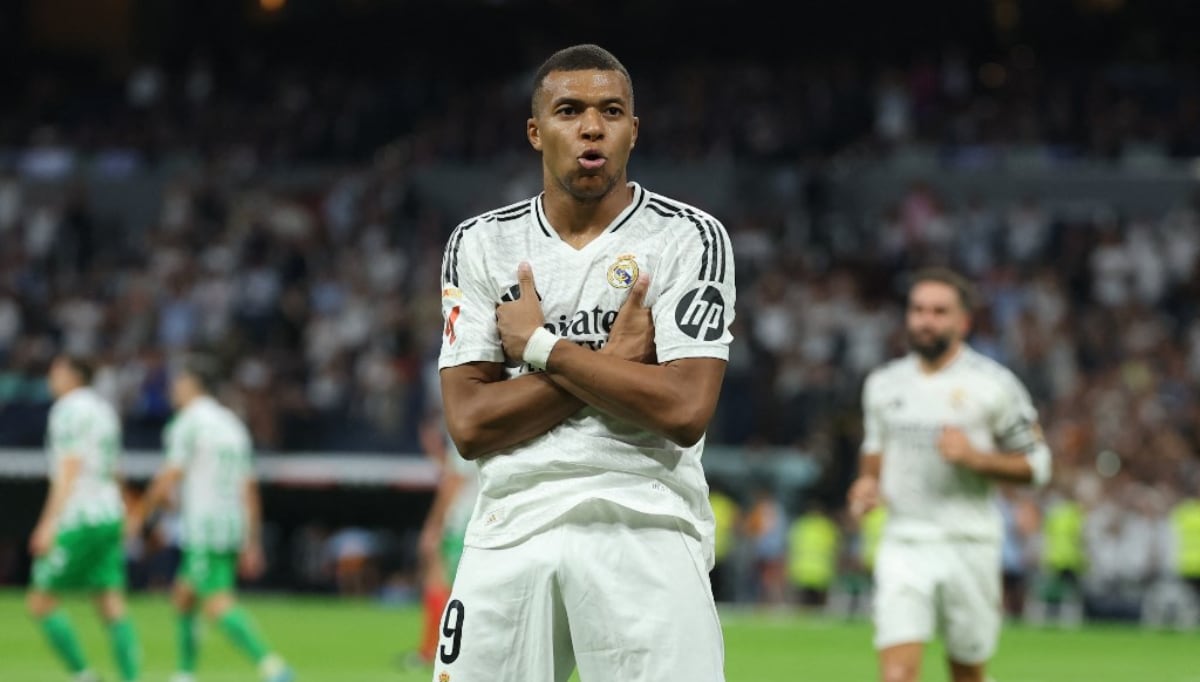 Kylian Mbappé viene de jugar 70 minutos en el Real Madrid vs Villarreal. (Foto: AFP)