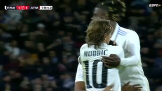 ¡Jugada de ensueño! Golazo de Rodrygo para el 1-1 del Real Madrid vs. Atlético de Madrid [VIDEO]
