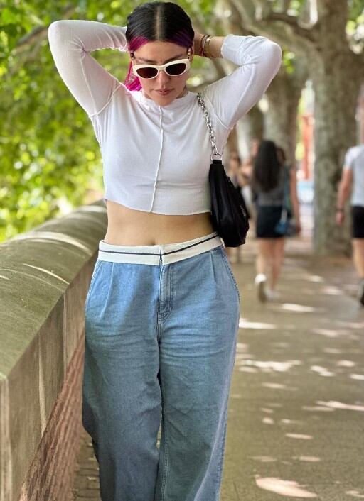 Lesslie Polinesia en un día de paseo (Foto: Lesslie Polinesia/Instagram)