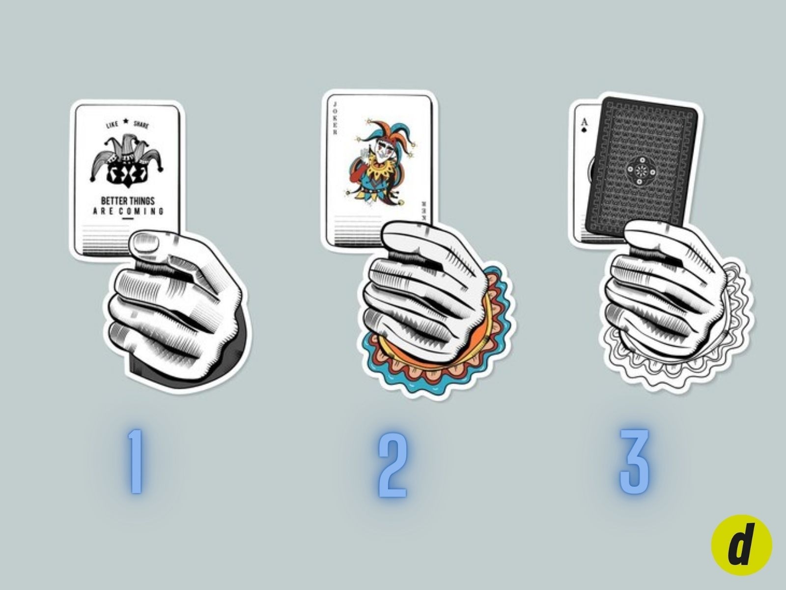 TEST VISUAL | No te precipites. Selecciona la carta que más te gusta. (Foto: Composición Freepik / Depor)