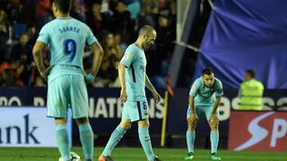 Adiós al invicto: Barcelona perdió 5-4 con Levante en un partidazo por La Liga Santander