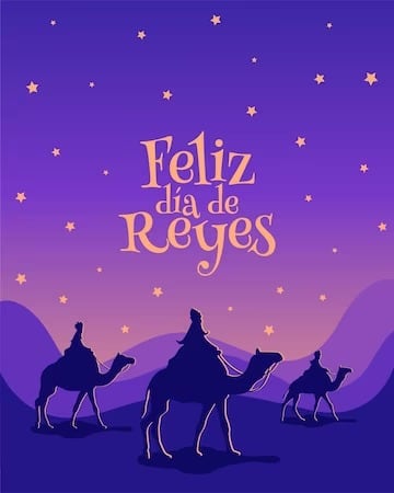 Imágenes para compartir en redes sociales por el Día de los Reyes Magos. (Foto: Internet).