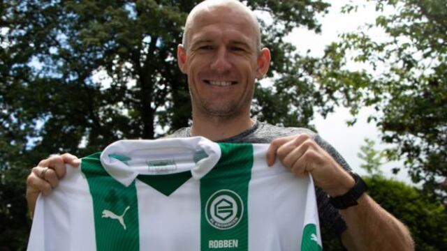 El regreso de una leyenda: Arjen Robben salió del retiro y volvió al FC Groningen de Holanda, el equipo donde empezó 