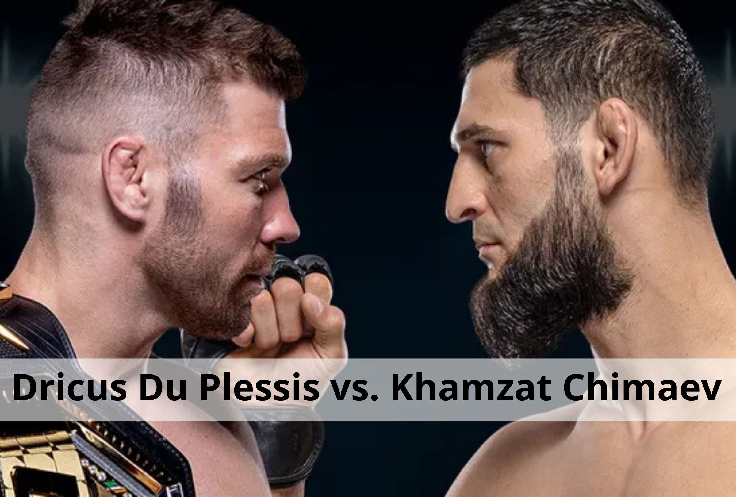Desde Chicago, Du Plessis vs. Chimaev serán protagonistas de la pelea estelar de UFC 319, que será este sábado 16 de agosto de 2015 en el United Center. (Foto: UFC / Composición Mag)