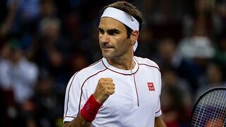 A paso firme: Roger Federer venció a David Goffin y pasó a los cuartos de final del Masters 1000 de Shanghái