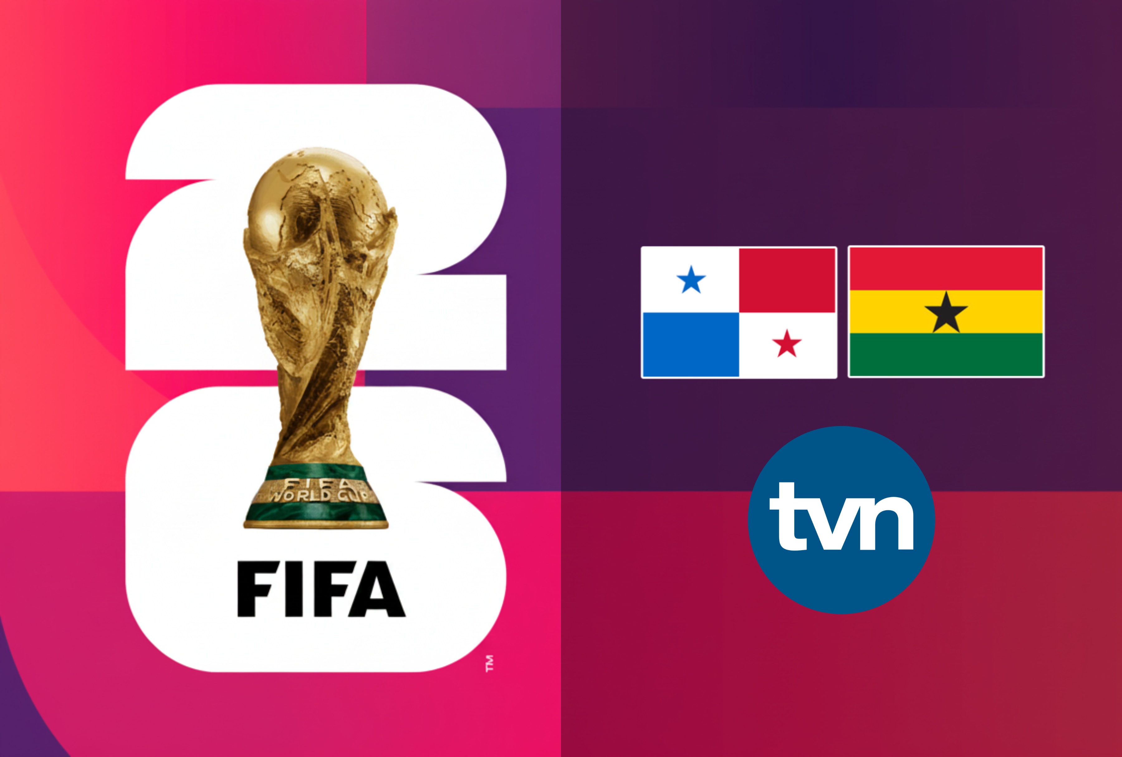 Medios digitales que televisaron el partido Panamá vs. Ghana por la señal del Canal TVN en vivo gratis, los servicios de fútbol TV y la plataforma TVN Play online hoy. | Crédito: fifa.com / Composición Depor