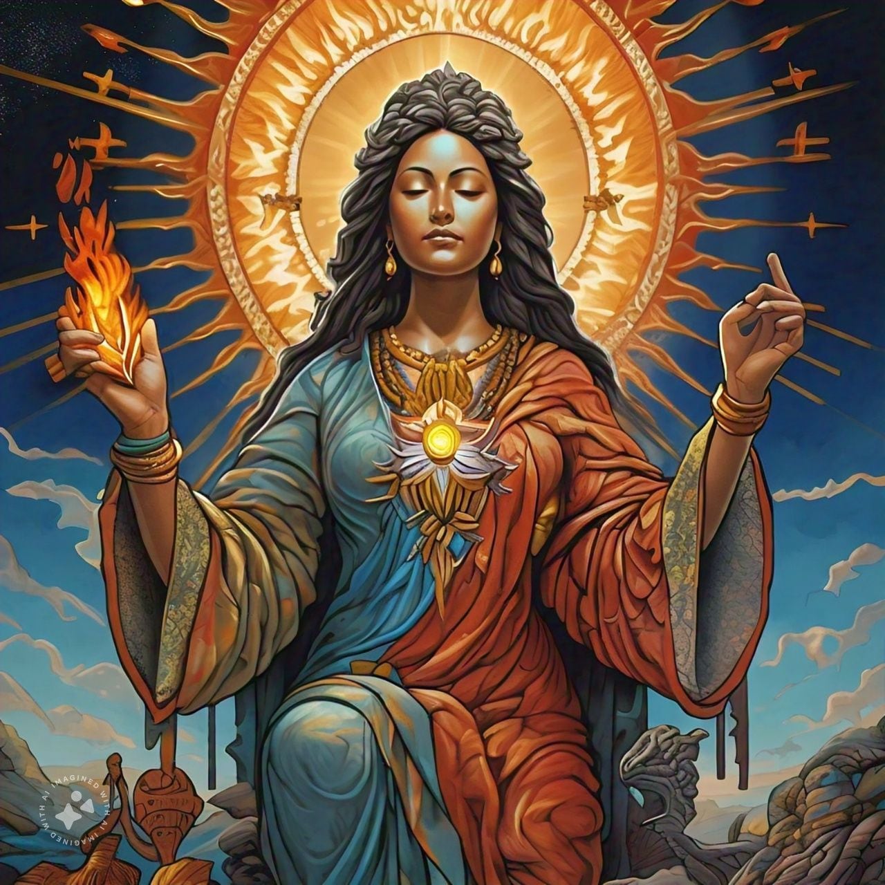 Dibujo de la dignidad según Meta AI