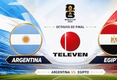 Televen transmitió el partido Argentina 3-2 Egipto por el Mundial 2026
