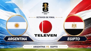 Televen transmitió el partido Argentina 3-2 Egipto por el Mundial 2026