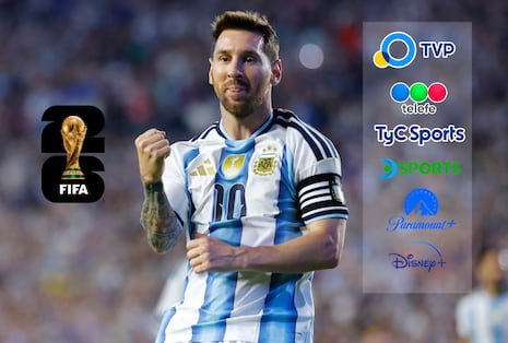 ¿En qué canal transmiten EN VIVO los partidos de la Copa Mundial 2026 en Argentina y Lionel Messi?