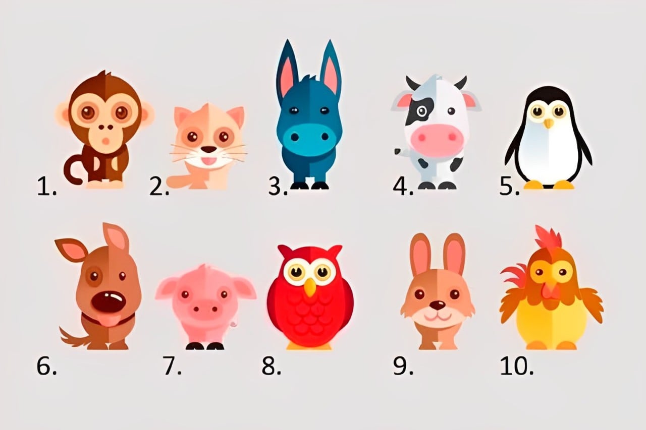 Elige uno de los animales en esta imagen para descubrir qué tipo de persona eres (Foto: Namastest).