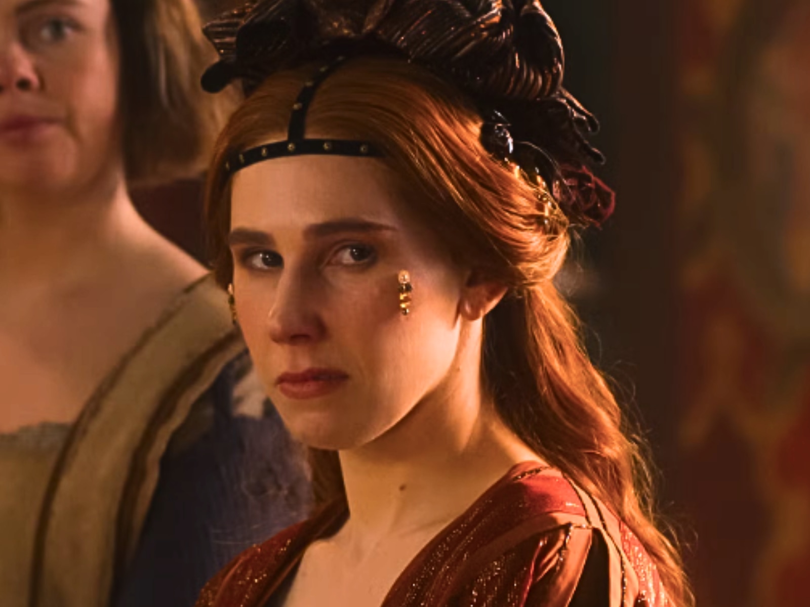 En "El decamerón", Zosia Mamet interpreta a Pampinea, una de las nobles de la villa (Foto: Netflix)