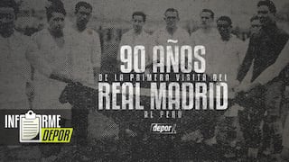 Real Madrid: se cumplen 90 años de su primera visita al Perú [INFOGRAFÍA]