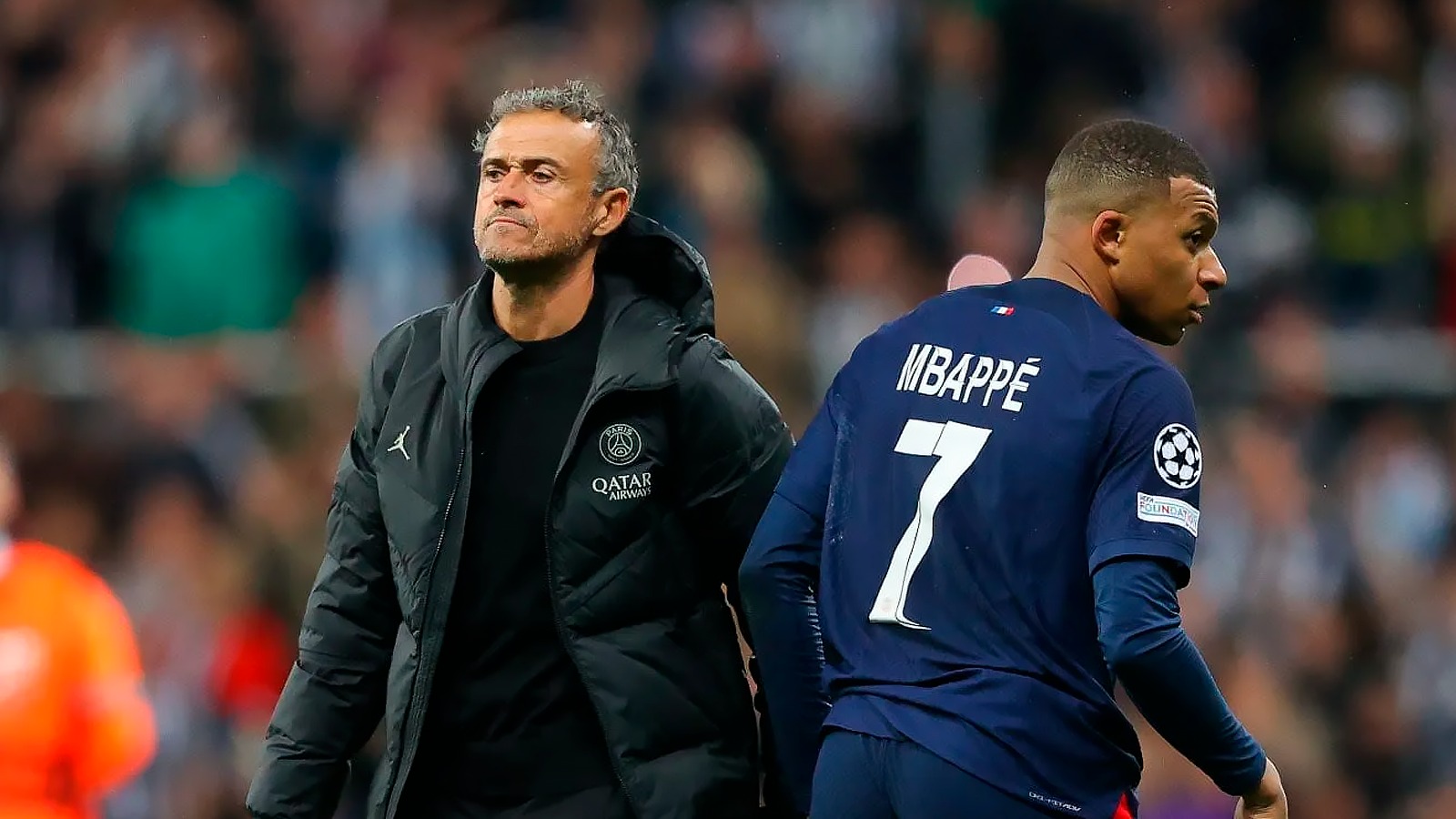 La relación entre Mbappé y Luis Enrique estaría en un estado deteriorado. (Foto: Agencias)