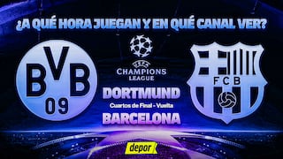 Canal para ver Barcelona vs. Borussia Dortmund por la vuelta de los cuartos de final de la UCL
