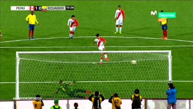 ¡Lo gritamos todos! Oscar Pinto anotó gol de penal para la Selección Peruana [VIDEO]