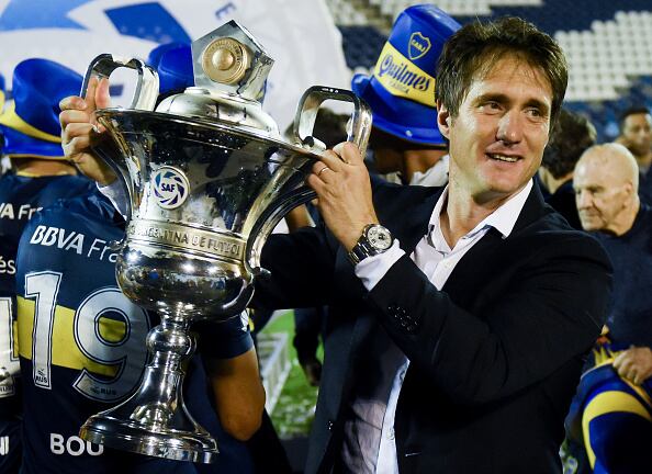 Boca conquistó el bicampeonato del fútbol argentino en las temporadas 2016/17 y 2017/18 con Barros Schelotto en el banquillo. (Foto: Getty Images)