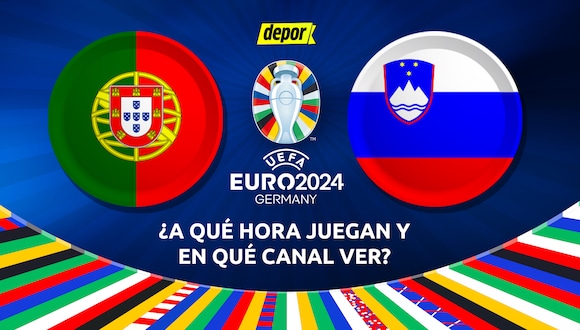 Portugal y Eslovenia juegan por los octavos de final de la Eurocopa 2024. (Diseño: Depor)