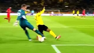 Borussia Dortmund vs. Liverpool: Mignolet dejó en ridículo a Aubameyang
