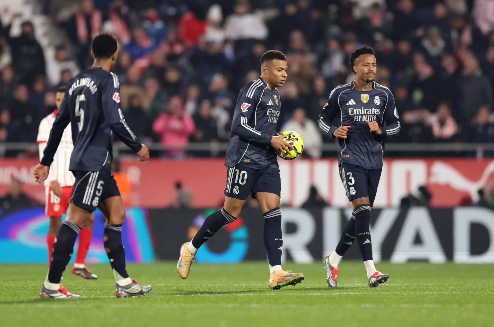 Kylian Mbappé anotó el gol del empate del último partido entre Real Madrid y Girona. (Foto: Getty)