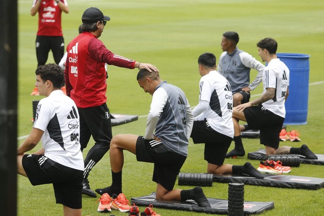 La Selección Peruana sumó su segundo día de entrenamiento en la Videna. (Foto: Violeta Ayasta / GEC)