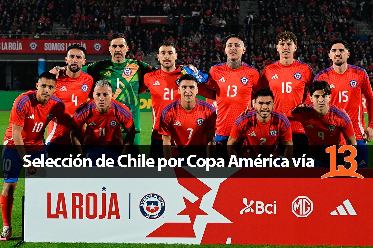 Mira todos los partidos de Chile por la Copa América 2024 a través de la señal de Canal 13 EN VIVO y totalmente gratis por TV y streaming online. (Foto: AFP/Composición Mix)