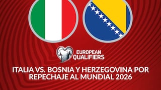 Italia vs. Bosnia y Herzegovina EN VIVO GRATIS, por repechaje al Mundial 2026: Horarios y canales online en directo TV