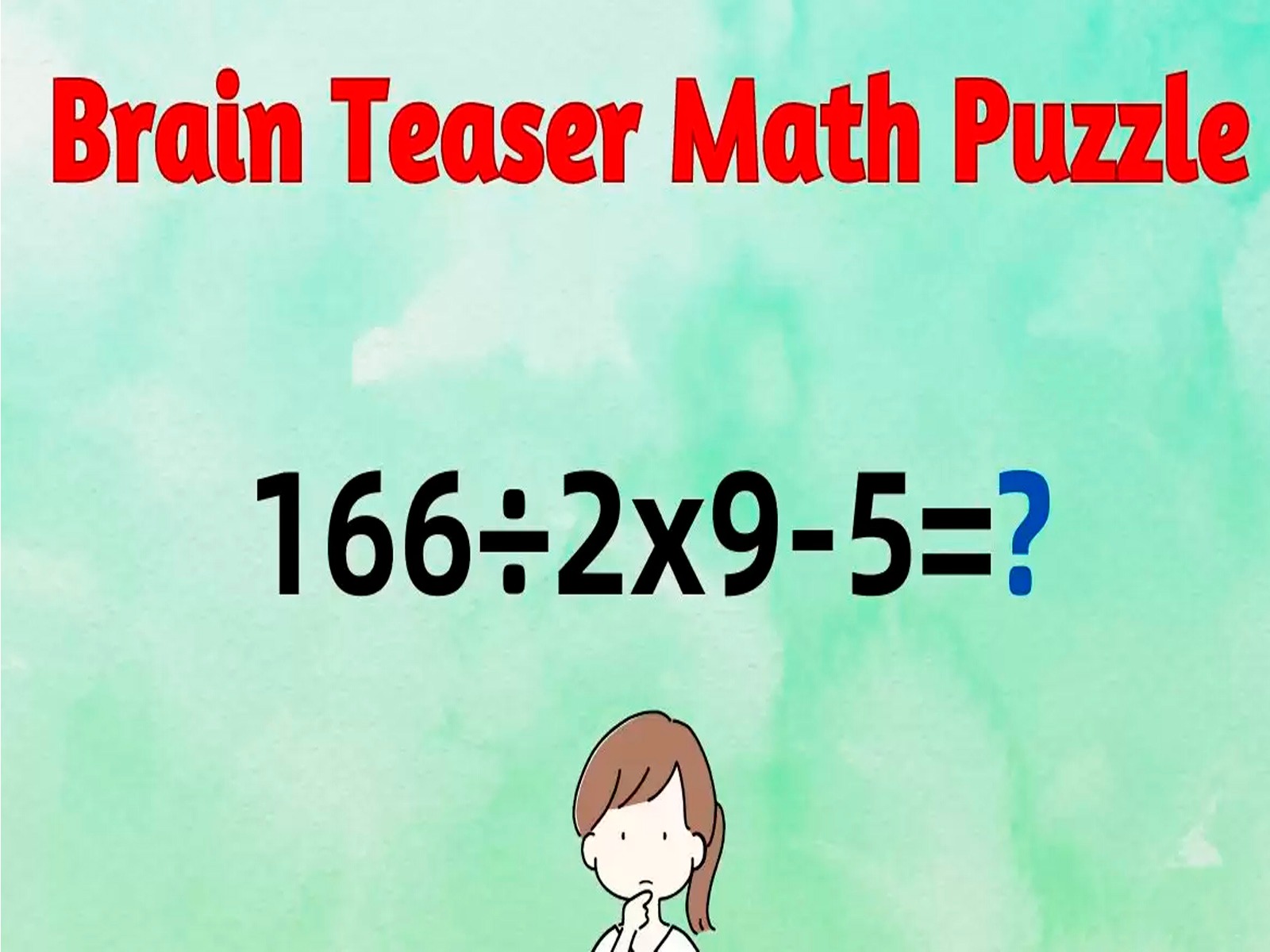 RETO MATEMÁTICO | Simplemente debes enfocarte en la ecuación que te mostramos y luego determinar la solución. | Foto: fresherslive