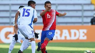 Costa Rica perdió 1-0 con El Salvador por el Pre Mundial Sub 20