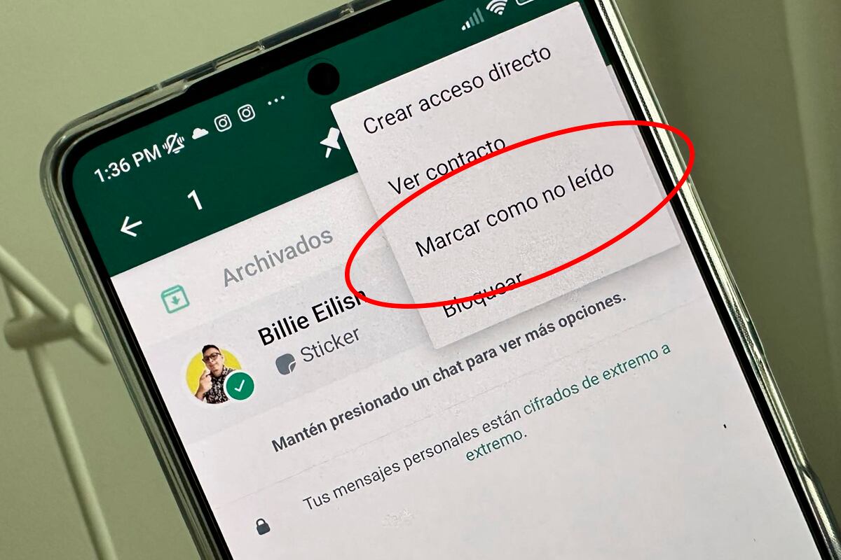 De esta manera podrás activar el "modo no te olvides" en WhatsApp. (Foto: MAG - Rommel Yupanqui)