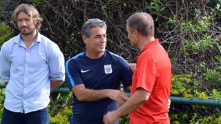 Alianza Lima entrenó en complejo de Sao Paulo y Pablo Bengoechea se encontró con Lugano y Aguirre [FOTOS]