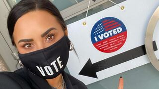 Demi Lovato celebra en Instagram su voto en las Elecciones de los Estados Unidos