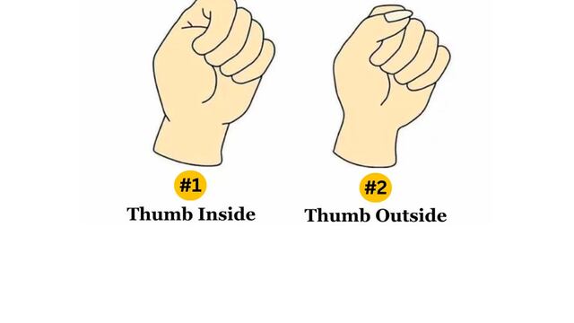 La manera cómo cierras el puño te revela cómo es tu personalidad