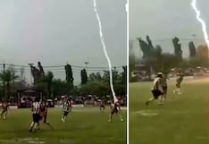Rayo cae en pleno partido y provoca muerte de futbolista