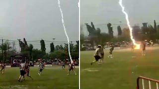 Rayo cae en pleno partido y provoca muerte de futbolista