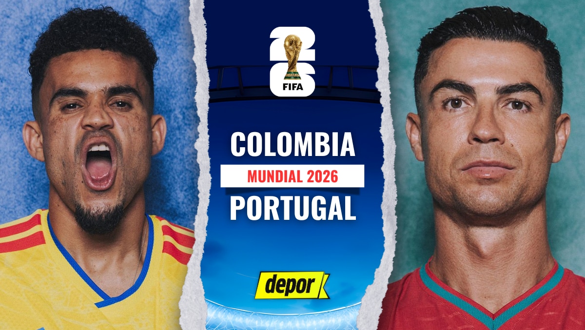 Colombia vs. Portugal se enfrentan por la fecha 3 de la fase de grupos del Mundial 2026. (Diseño: Depor)