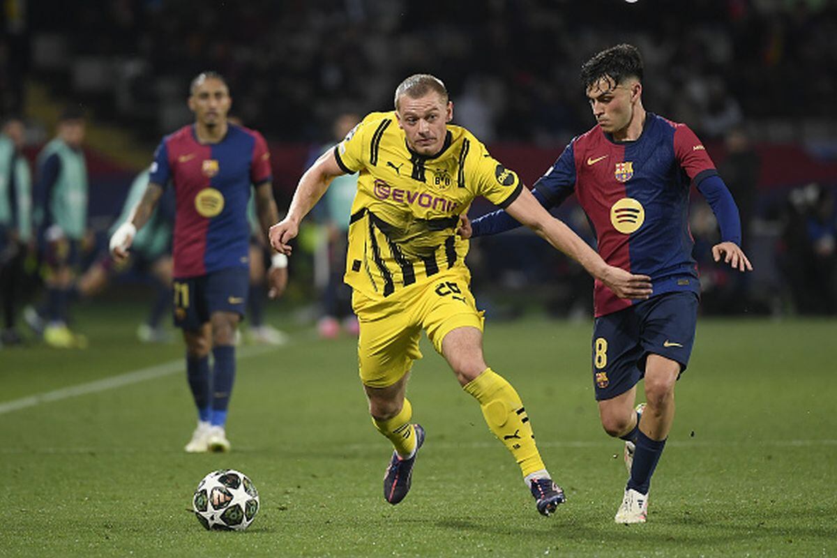 FC Barcelona y Borussia Dortmund chocan por la vuelta de cuartos de final de la UEFA Champions League, en Alemania. (Foto: Getty Images)