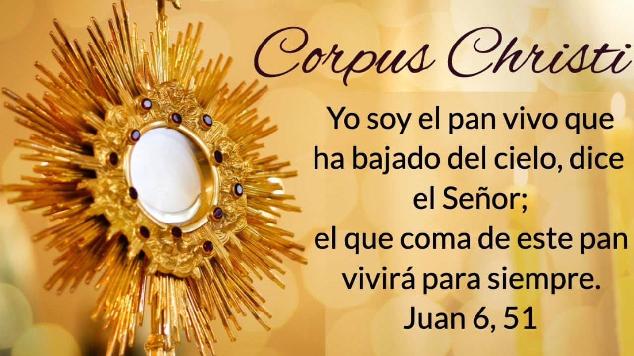 Mensajes para compartir por el Corpus Christi en WhatsApp (Foto: Internet).