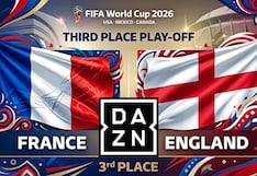 DAZN Mundial ha transmitido Francia 4-6 Inglaterra por tercer puesto del Mundial 2026