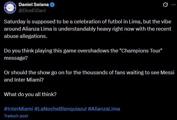 Medios internacionales reaccionan al caso de abuso sexual cometido por parte de 3 jugadores de Alianza Lima | Foto: X