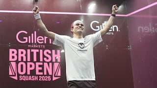 Diego Elías hace historia y conquista por primera vez el British Open de Squash
