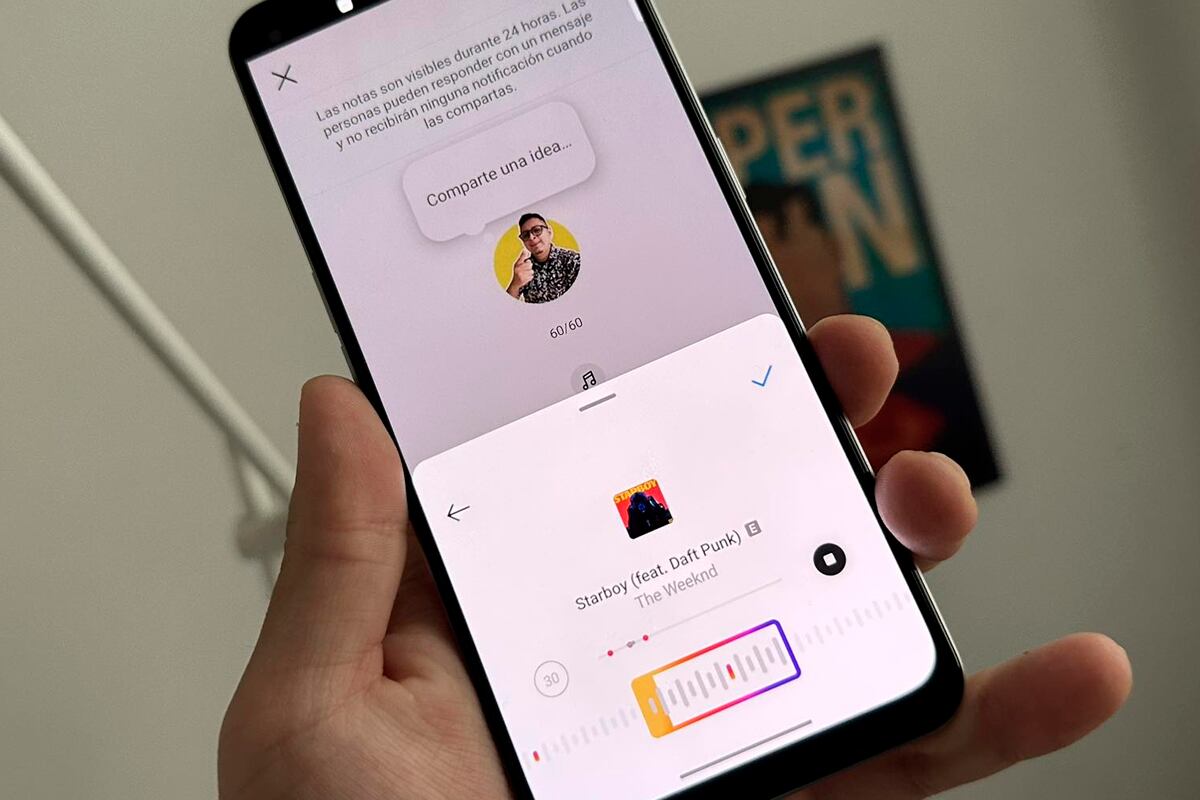 De esta manera podrás compartir una canción junto con tu nota en Instagram. (Foto: MAG - Rommel Yupanqui)