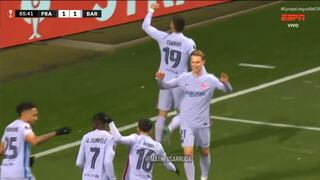 El ‘Tiki-taka’ se hizo presente: Ferrán Torres anotó el 1-1 del Barcelona vs. Frankfurt [VIDEO]