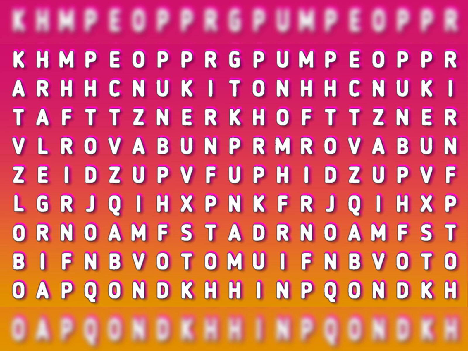 Pon a prueba tu capacidad visual. Trata de encontrar la palabra que solicitamos. Tienes solo 10 segundos. | Foto: genial.guru