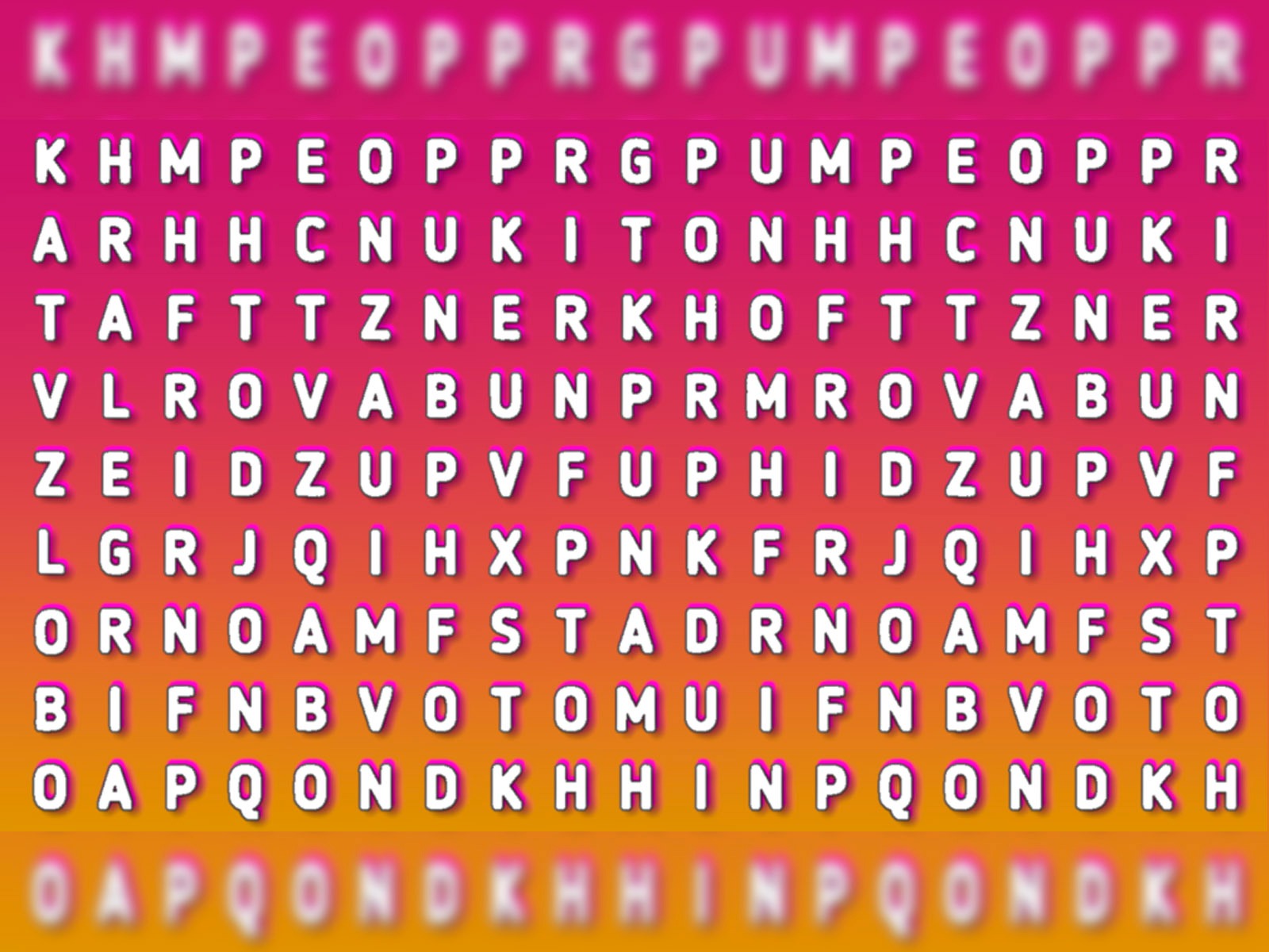 Pon a prueba tu capacidad visual. Trata de encontrar la palabra que solicitamos. Tienes solo 10 segundos. | Foto: genial.guru