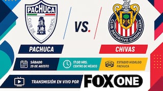 Canal FOX One transmitió el partido Pachuca 1-1 Chivas de Guadalajara por la Liga MX 2026