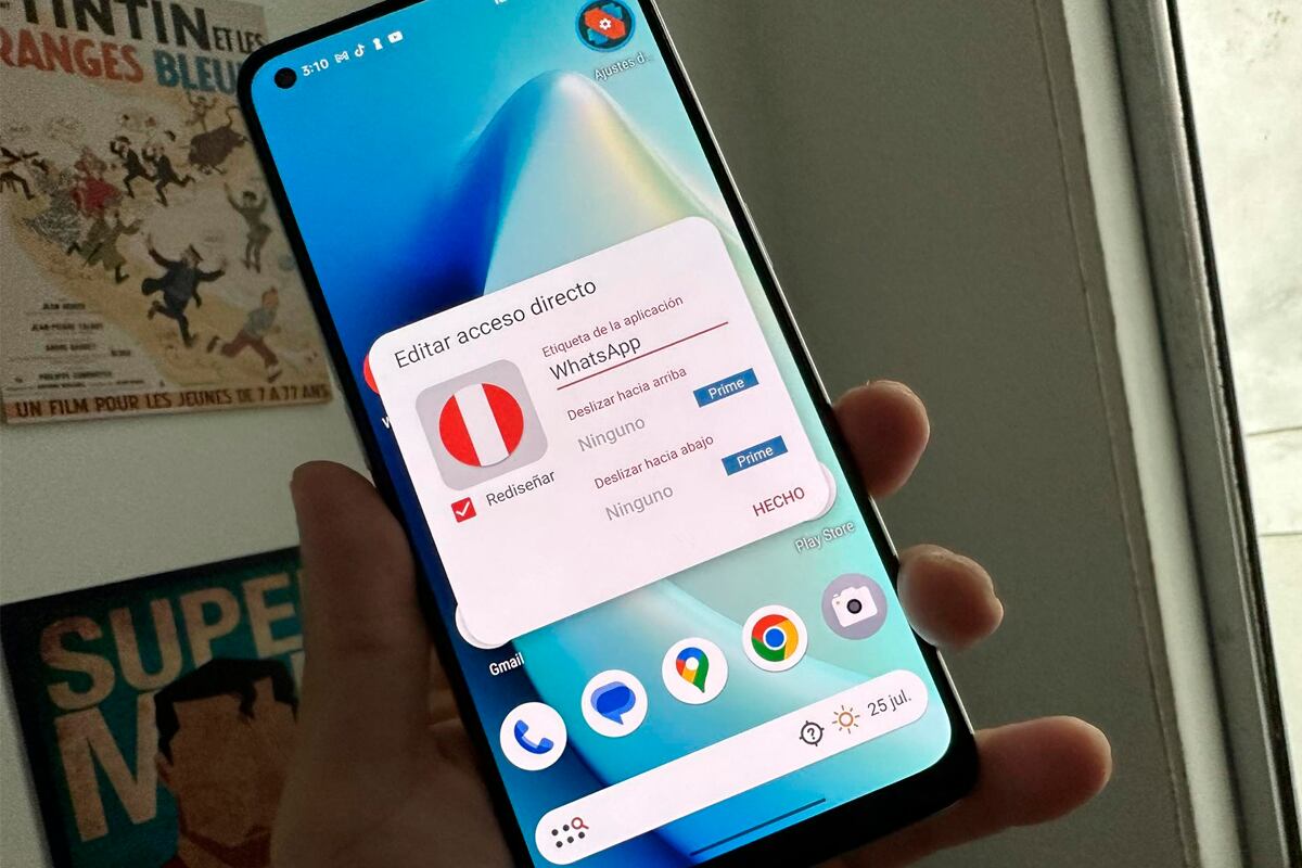 WHATSAPP | Así es como puedes cambiar el ícono de WhatsApp con Nova Launcher. (Foto: MAG - Rommel Yupanqui)