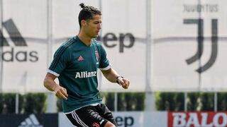Cristiano Ronaldo hizo una alentadora reflexión tras volver a entrenamientos de Juventus