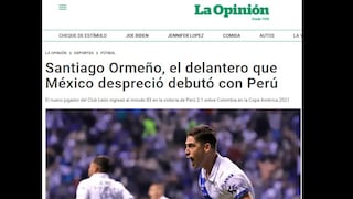 “El delantero que México despreció”: así fue la reacción de la prensa azteca tras debut de Ormeño [FOTOS]