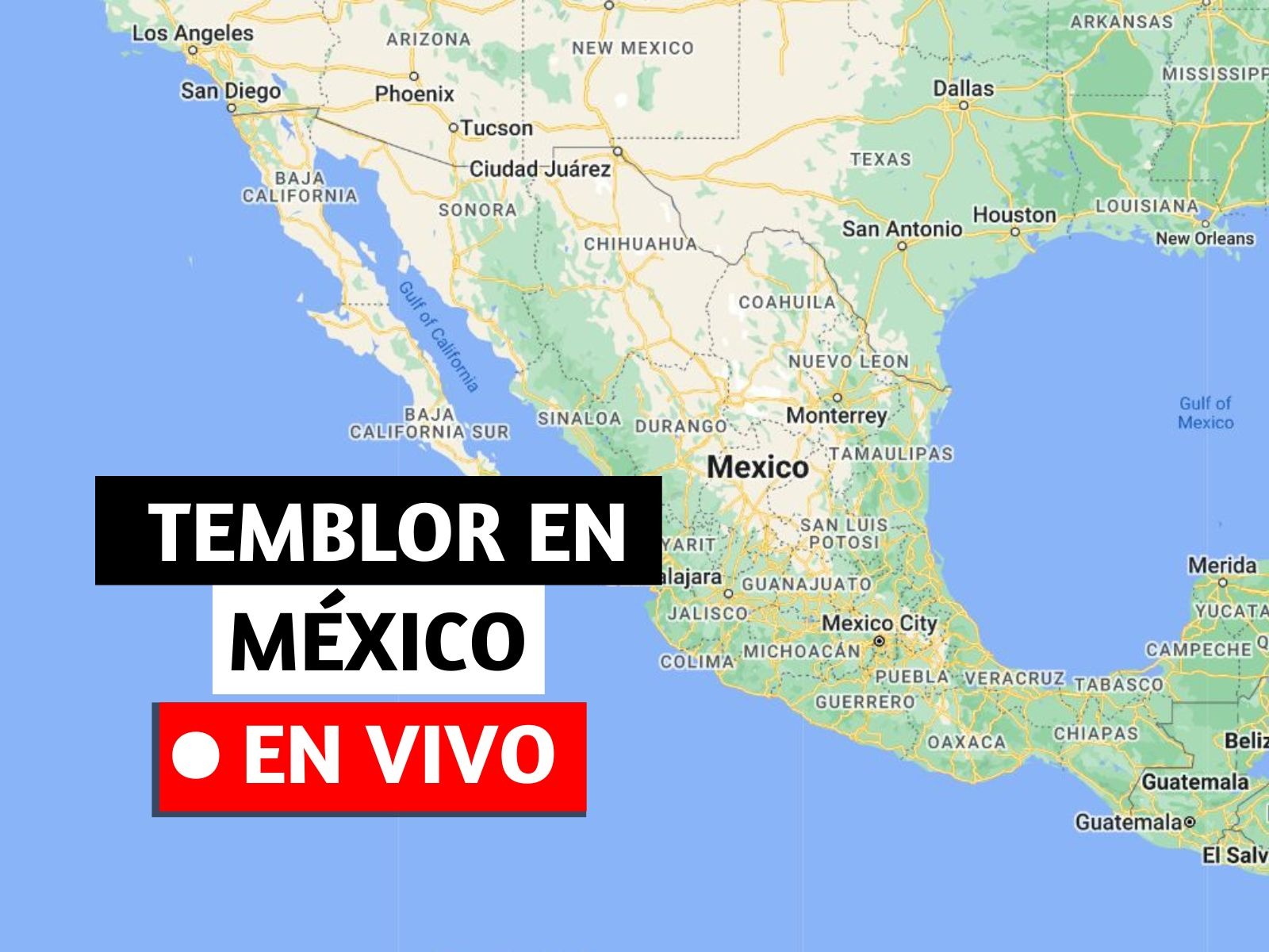 Revisa la hora, epicentro y magnitud del último temblor en México hoy, según los reportes oficiales del Servicio Sismológico Nacional actualizados en tiempo real. | Crédito: Google Maps / Composición